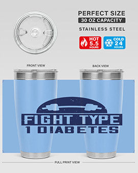 fight type diabetes Style 37#- diabetes- Tumbler
