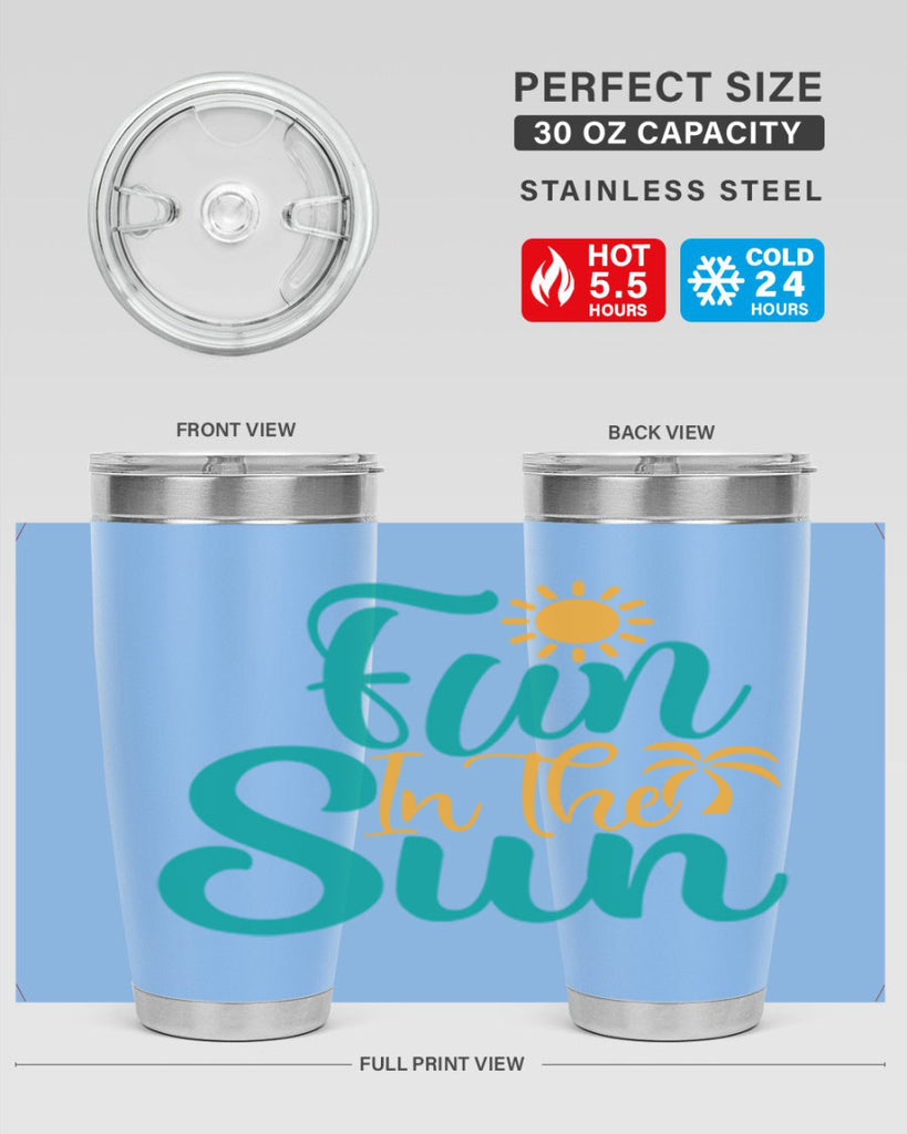 fun in the sun Style 104#- summer- Tumbler