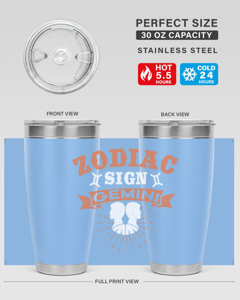 gemini 246#- zodiac- Tumbler