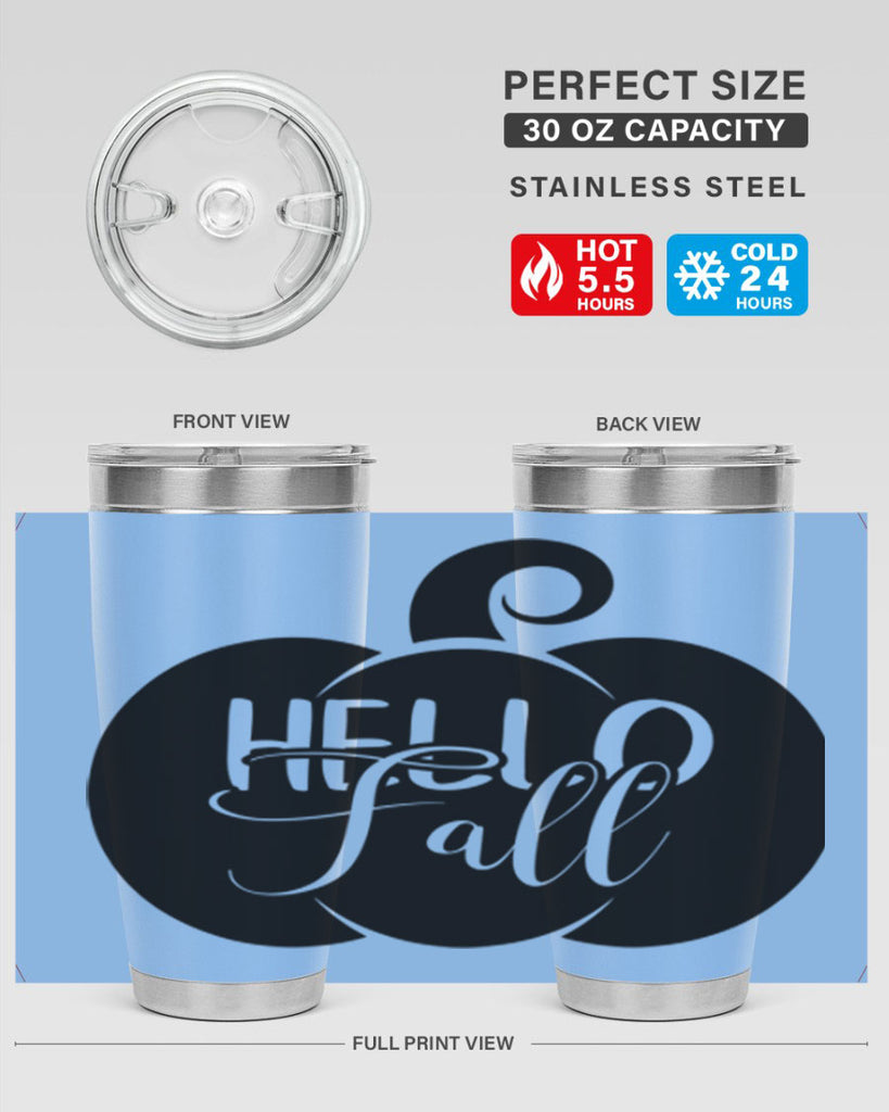 hello fall 275#- fall- Tumbler
