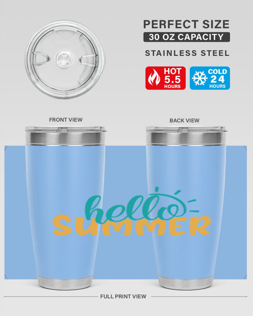hello summer Style 97#- summer- Tumbler