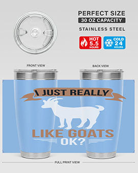 i just really like goats ok Style 3#- goat- Tumbler