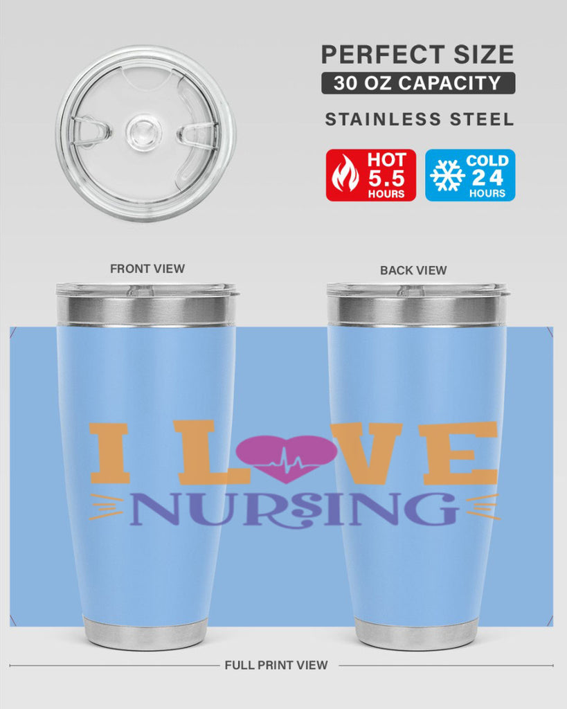 i love nursing Style 379#- nurse- tumbler