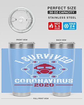 i survived coronavirus Style 32#- corona virus- Tumbler