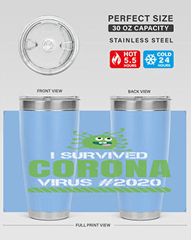 i survived coronavirus Style 33#- corona virus- Tumbler