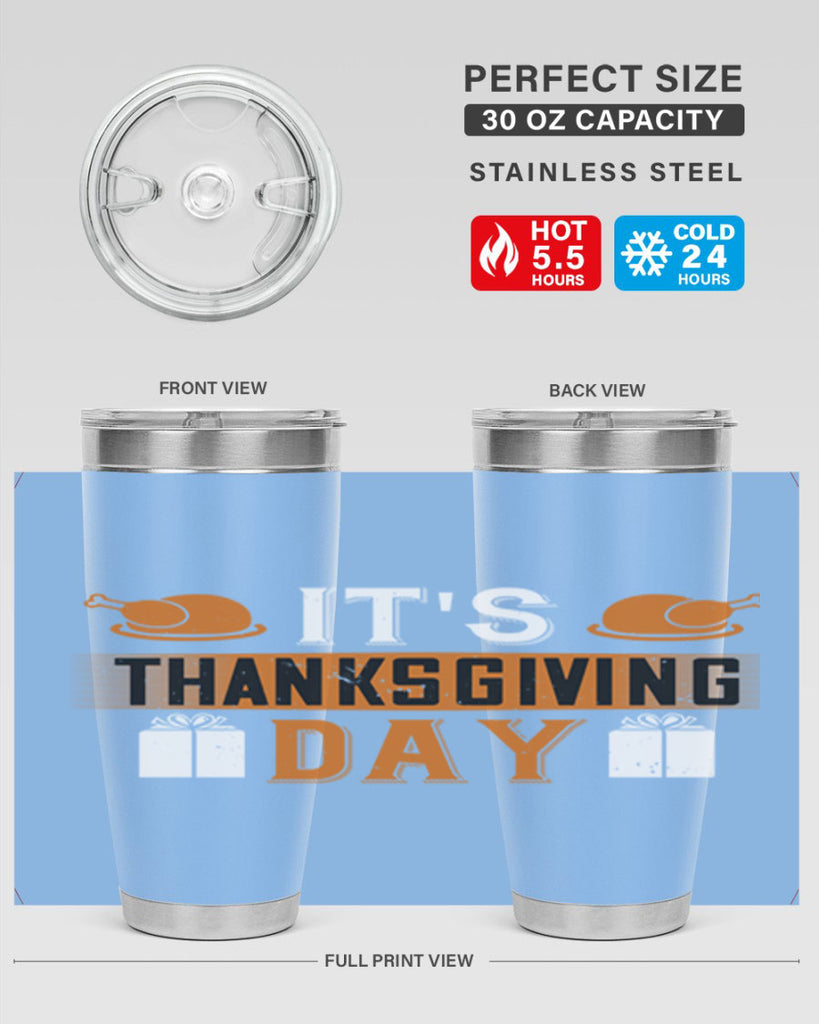its thanksgiving day 26#- thanksgiving- Tumbler