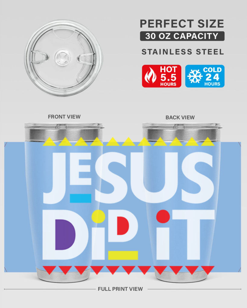 jesus did it martin 103#- black words phrases- Cotton Tank