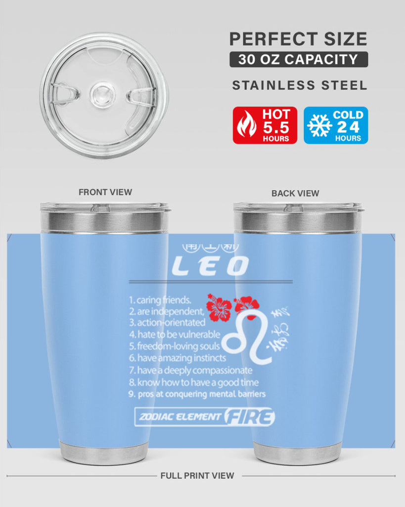 leo 307#- zodiac- Tumbler