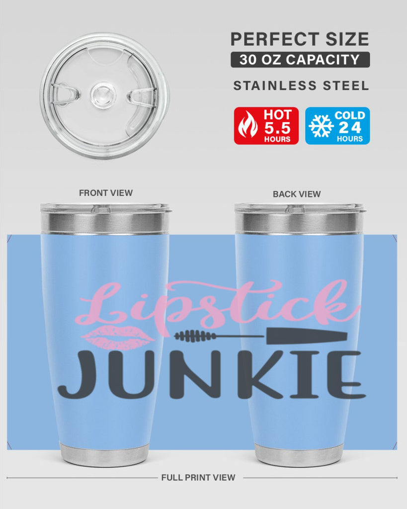 lipstick junkie Style 154#- make up- Tumbler