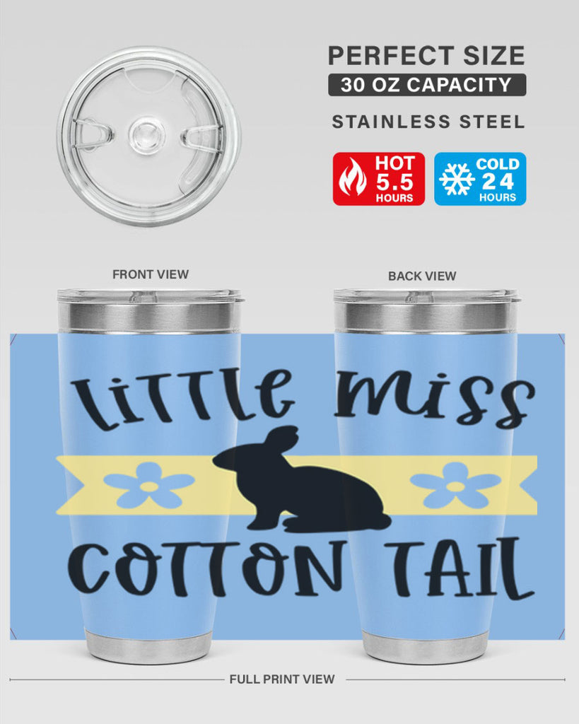 little miss cotton tail 17#- easter- Tumbler