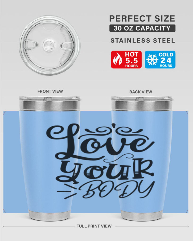 love your body 30#- gym- Tumbler