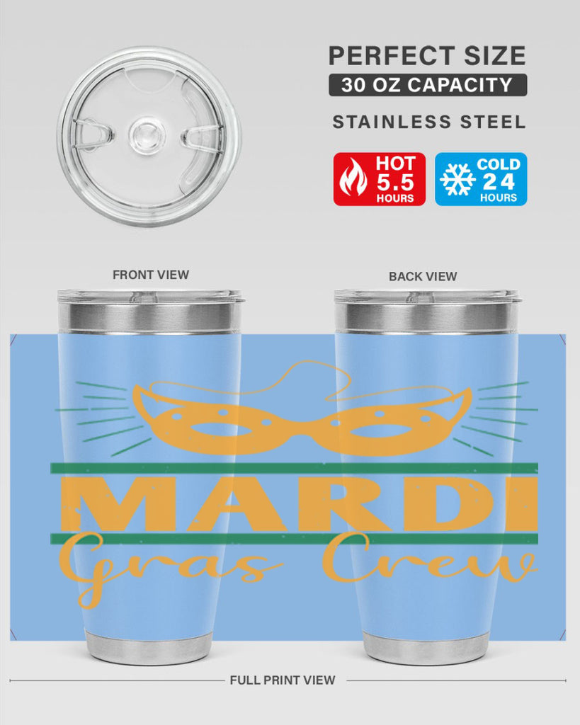 mardi gras crew 48#- mardi gras- Tumbler