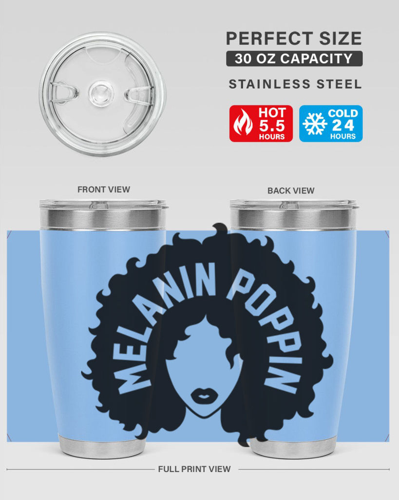 melanin poppin 85#- black words phrases- Cotton Tank