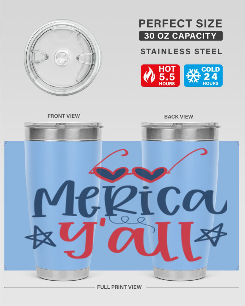 merica y all Style 82#- Fourt Of July- Tumbler