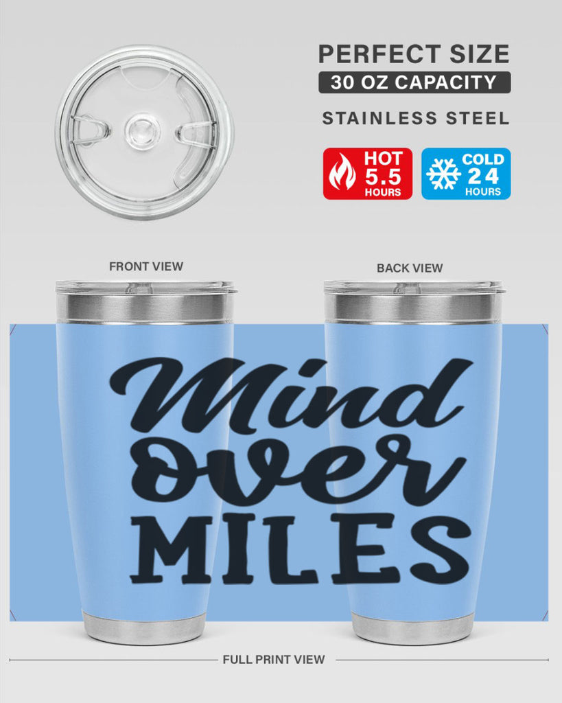 mind over miles 28#- gym- Tumbler