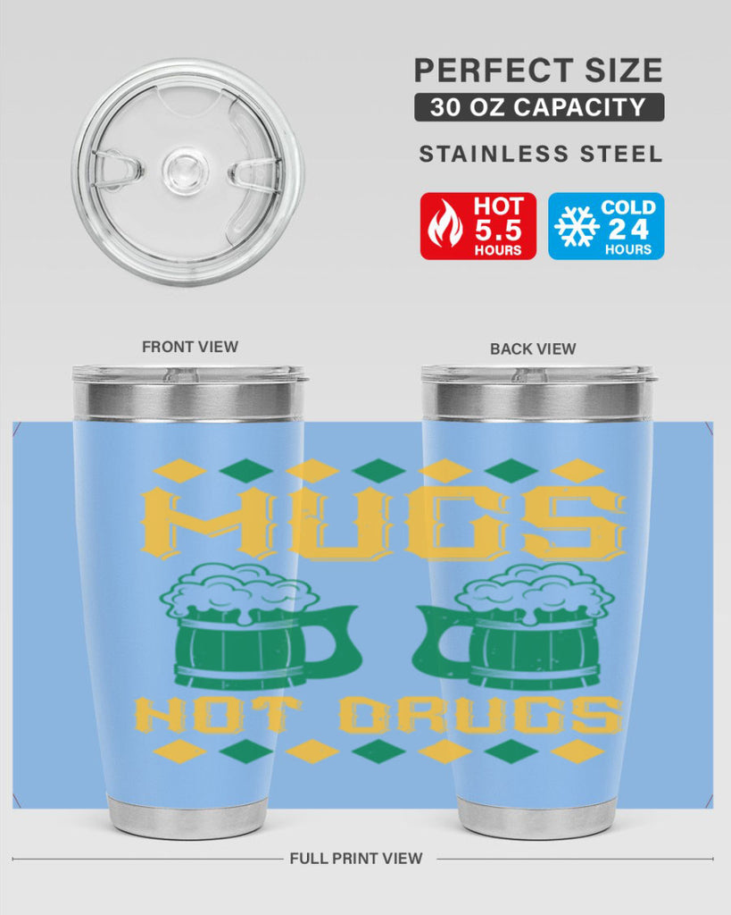 mugs not drugs 59#- beer- Tumbler