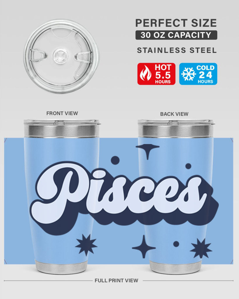 pisces 354#- zodiac- Tumbler