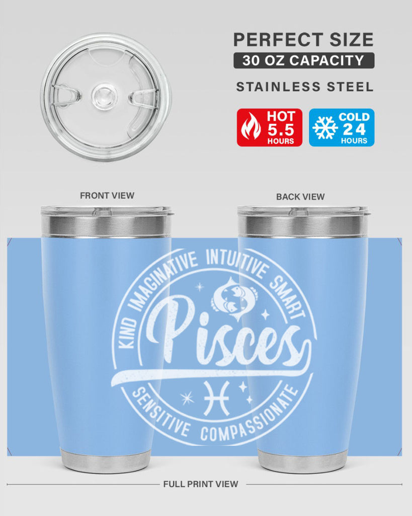 pisces 374#- zodiac- Tumbler