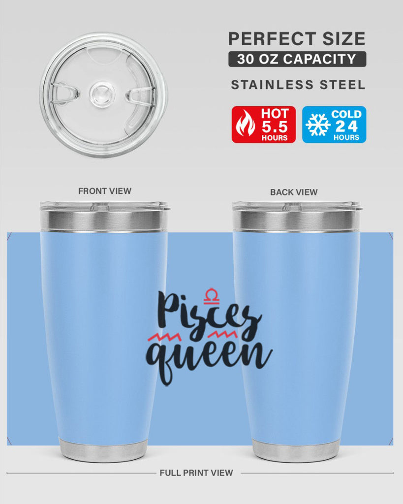 pisces queen 368#- zodiac- Tumbler