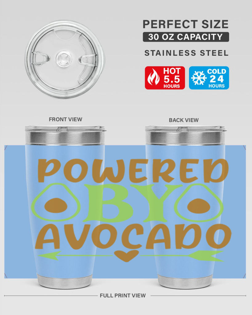powered by avocado 3#- avocado- Tumbler