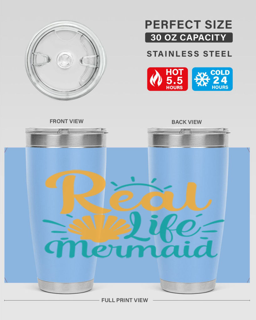 real life mermaid Style 79#- summer- Tumbler