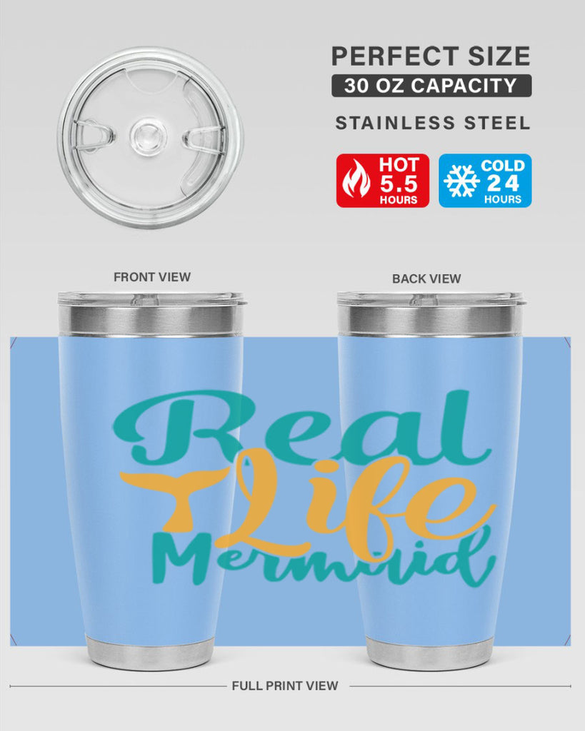 real life mermaid Style 80#- summer- Tumbler
