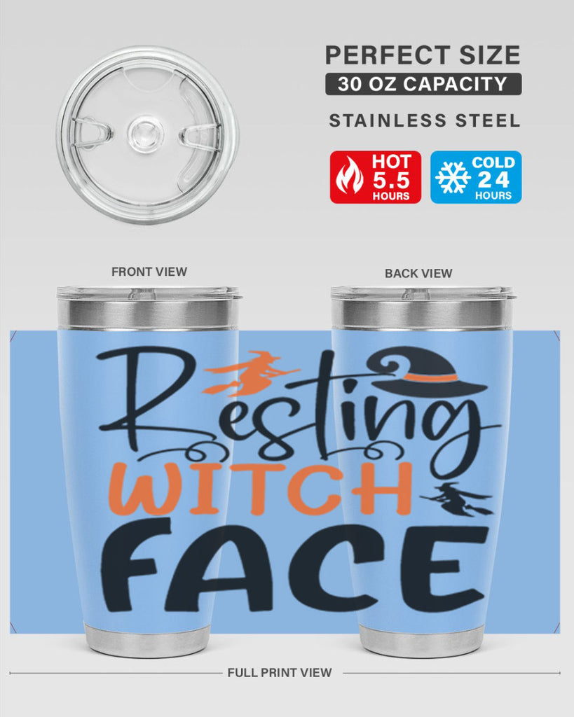 resting witch face 108#- halloween- Tumbler