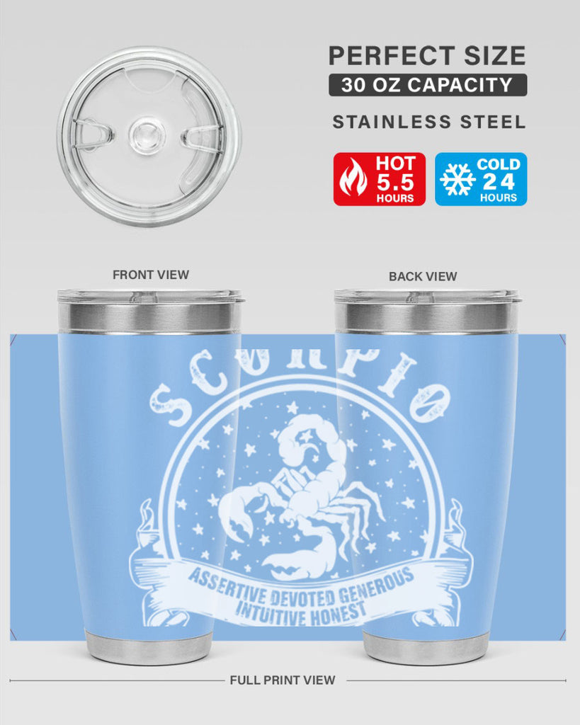 scorpio 30#- zodiac- Tumbler
