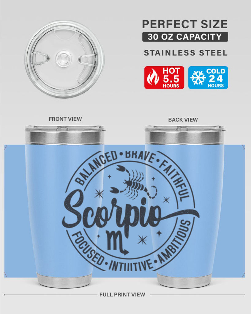 scorpio 438#- zodiac- Tumbler