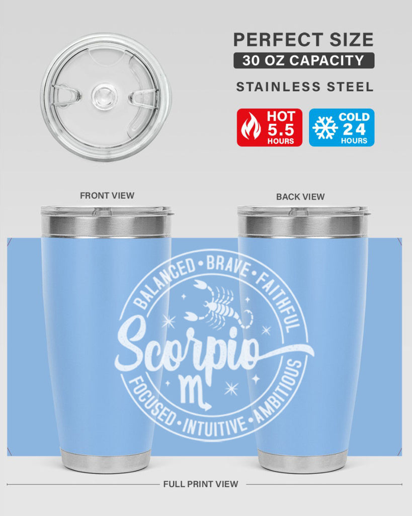 scorpio 439#- zodiac- Tumbler