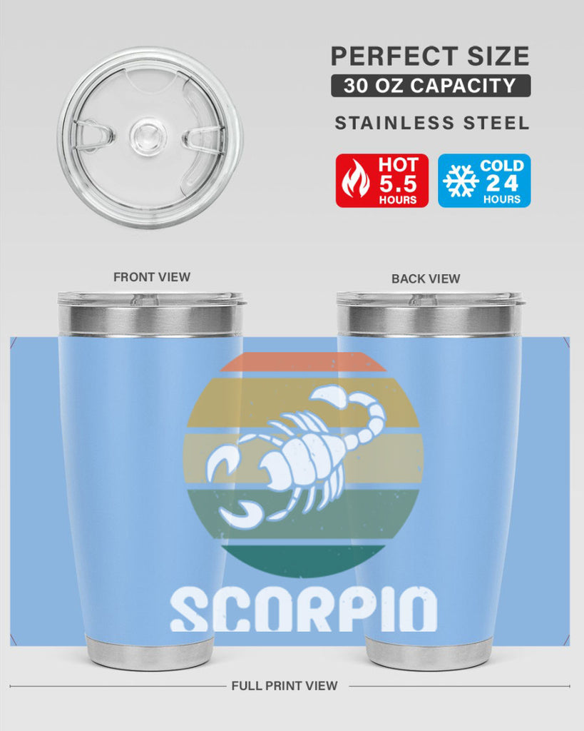 scorpio 451#- zodiac- Tumbler