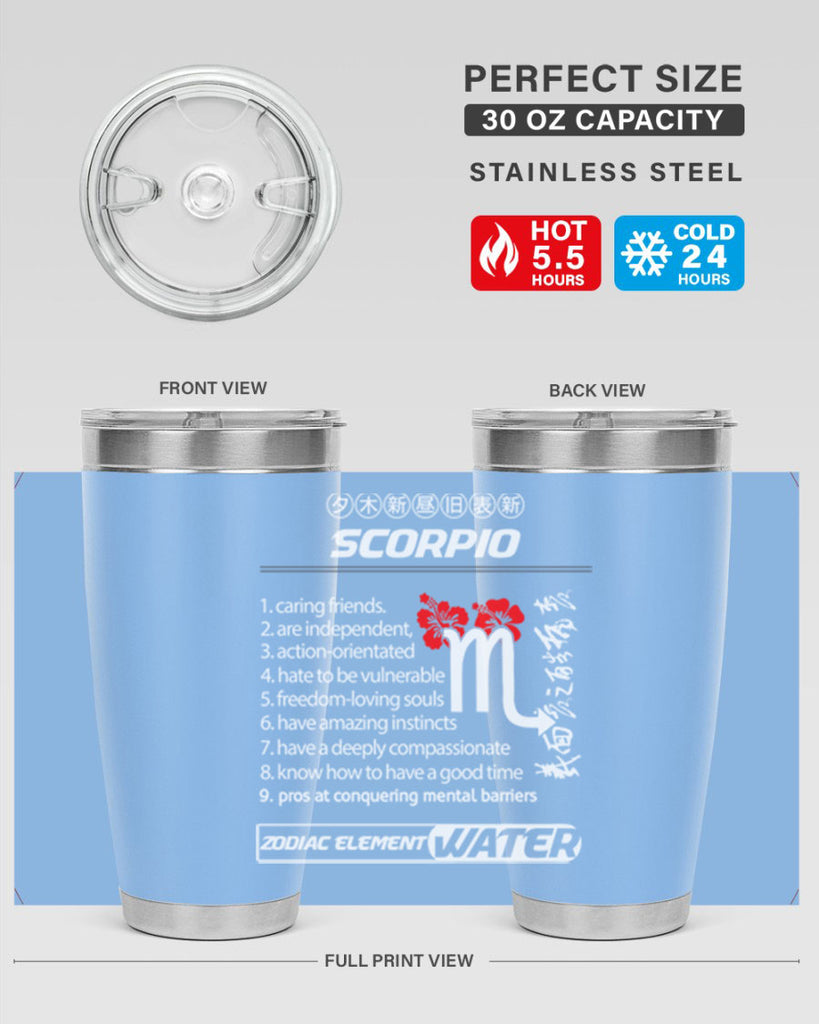 scorpio 456#- zodiac- Tumbler