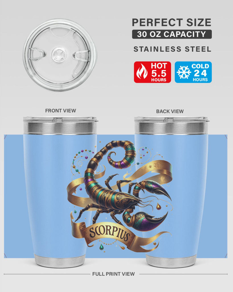 scorpio 459#- zodiac- Tumbler
