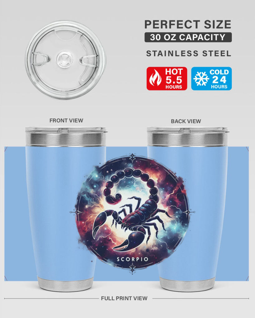 scorpio 460#- zodiac- Tumbler