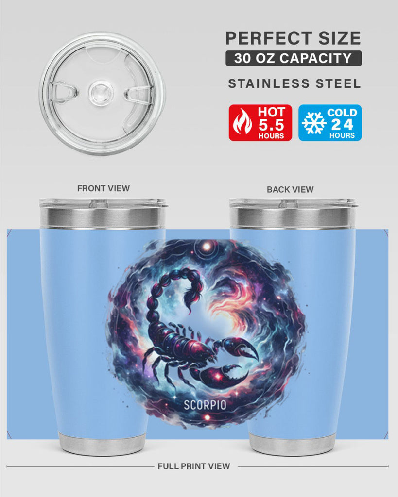 scorpio 461#- zodiac- Tumbler
