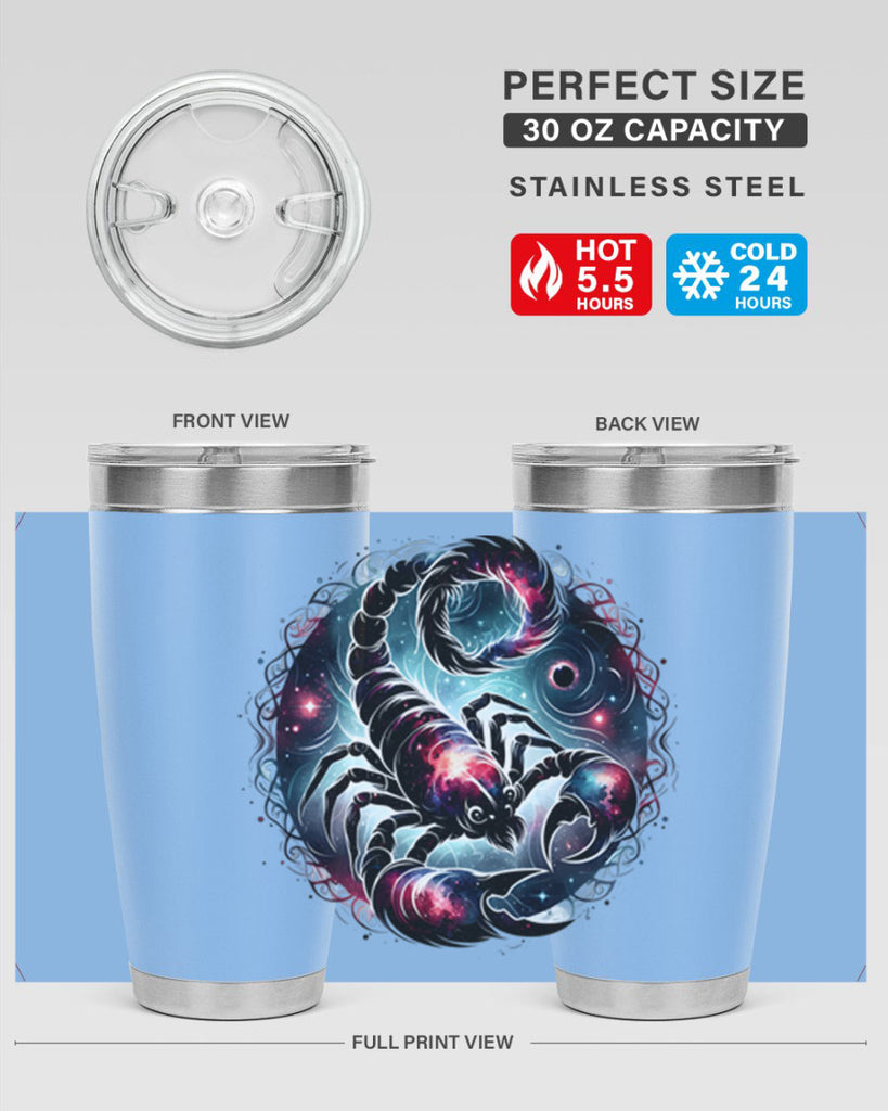 scorpio 463#- zodiac- Tumbler