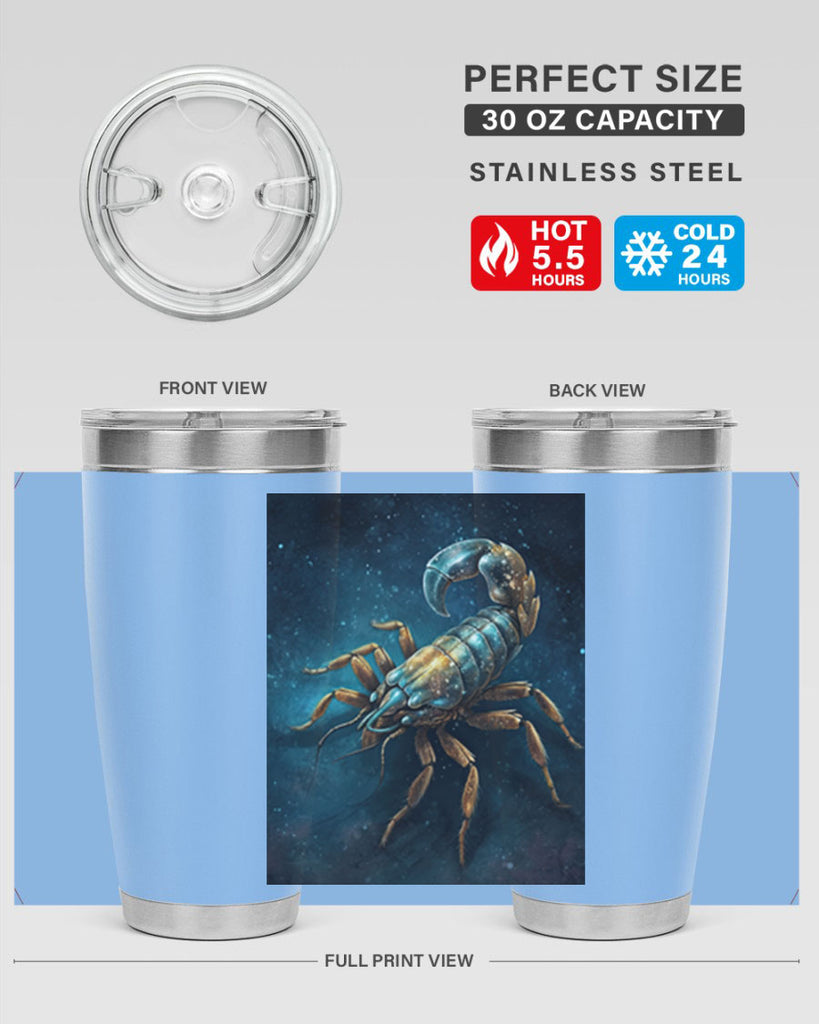 scorpio 46#- zodiac- Tumbler