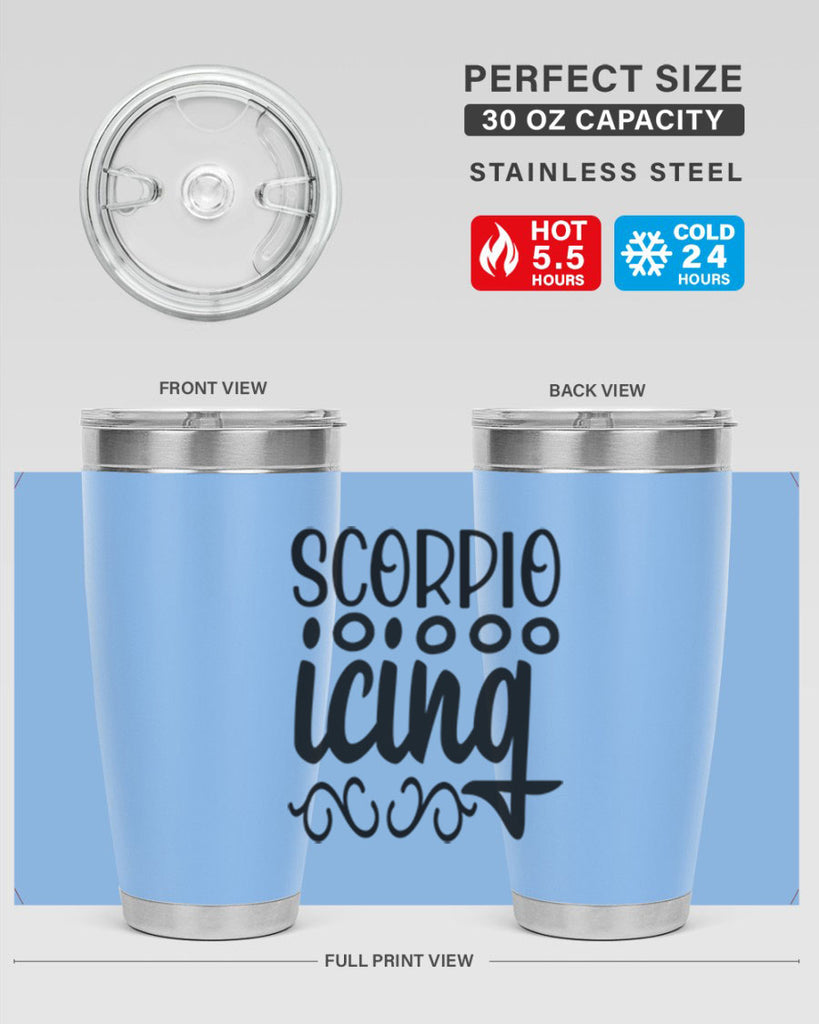 scorpio icing 441#- zodiac- Tumbler