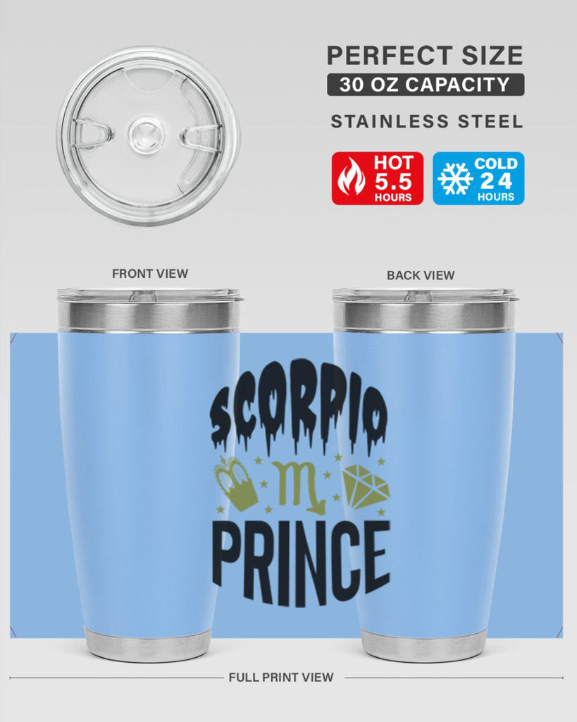 scorpio prince 445#- zodiac- Tumbler