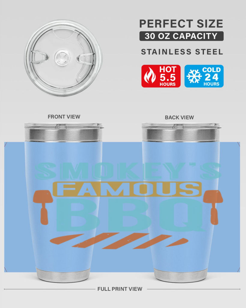 smokeys famous bbq 11#- bbq- Tumbler