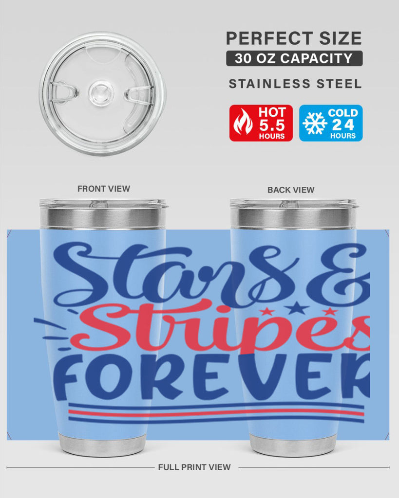 stars stripes forever Style 74#- Fourt Of July- Tumbler