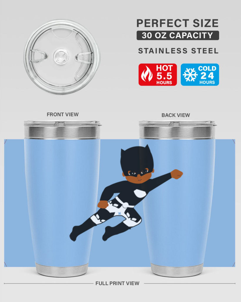 super kid 13#- black men - boys- tumbler
