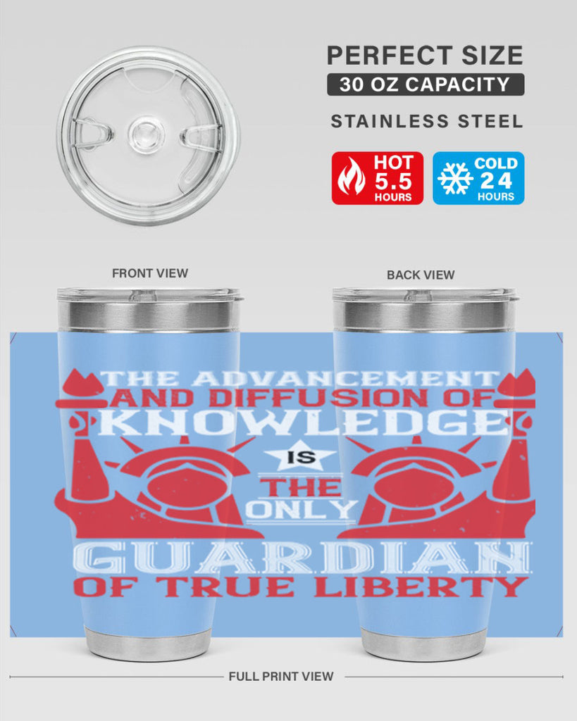 the advencement and diffusion of knowledge Style 190#- Fourt Of July- Tumbler