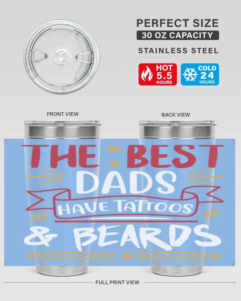 the best dads have tattoos beards 3#- fathers day- Tumbler