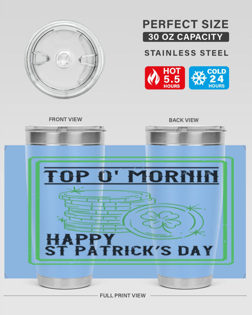 top o mornin happy st patrick’s day Style 8#- St Patricks Day- Tumbler