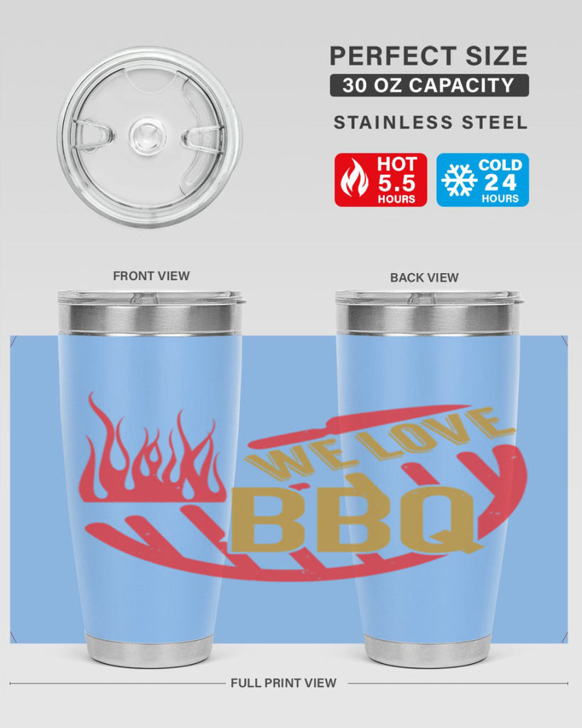 we love bbq 7#- bbq- Tumbler