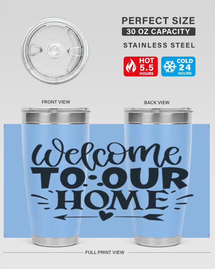 welcome to our home 11#- family- Tumbler