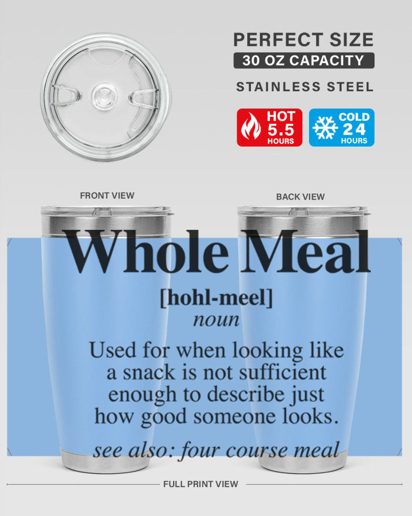 whole meal 10#- black words phrases- Cotton Tank