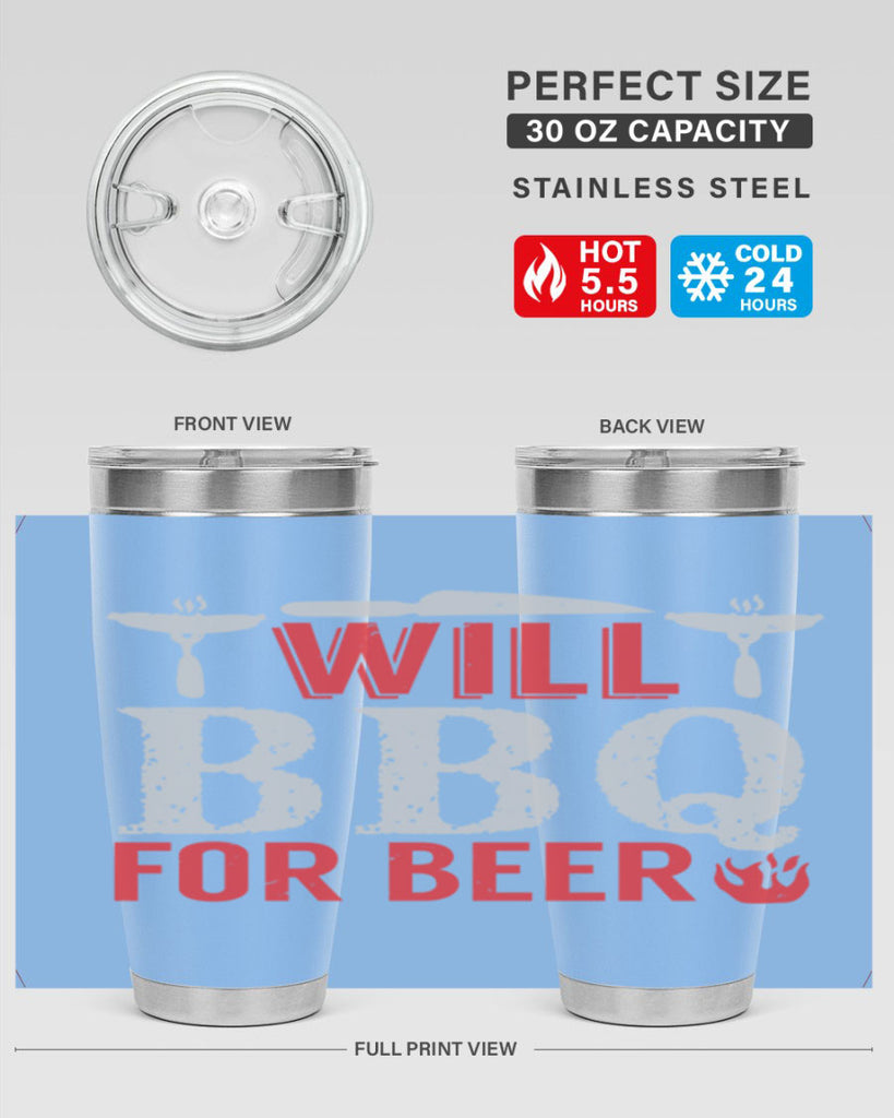 will bbq for beer 5#- bbq- Tumbler