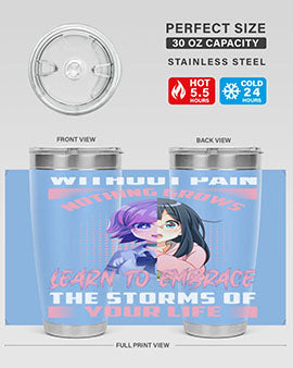 without pain nothing grows learn to embrace the storms of your life288#- anime- Tumbler